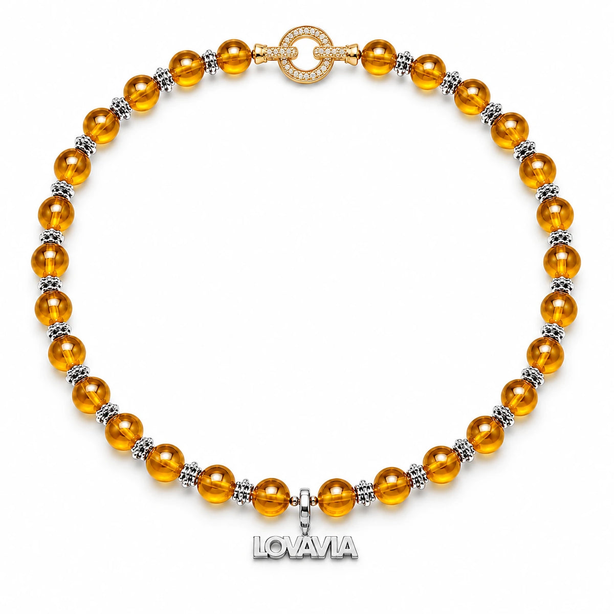 November Birthstone Citrine Necklace